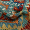 Handmade Multi Kilim Geometric 10' Runner