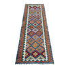 Handmade Multi Kilim Geometric 10' Runner