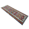 Handmade Multi Kilim Geometric 10' Runner