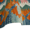 Handmade Multi Kilim Geometric 10' Runner