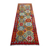 Handmade Multi Kilim Geometric 10' Runner