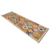 Handmade Multi Kilim Geometric 10' Runner