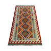 Handmade Multi Kilim Geometric 6' Runner