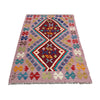 Handmade Multi Kilim Geometric 2x4 ft