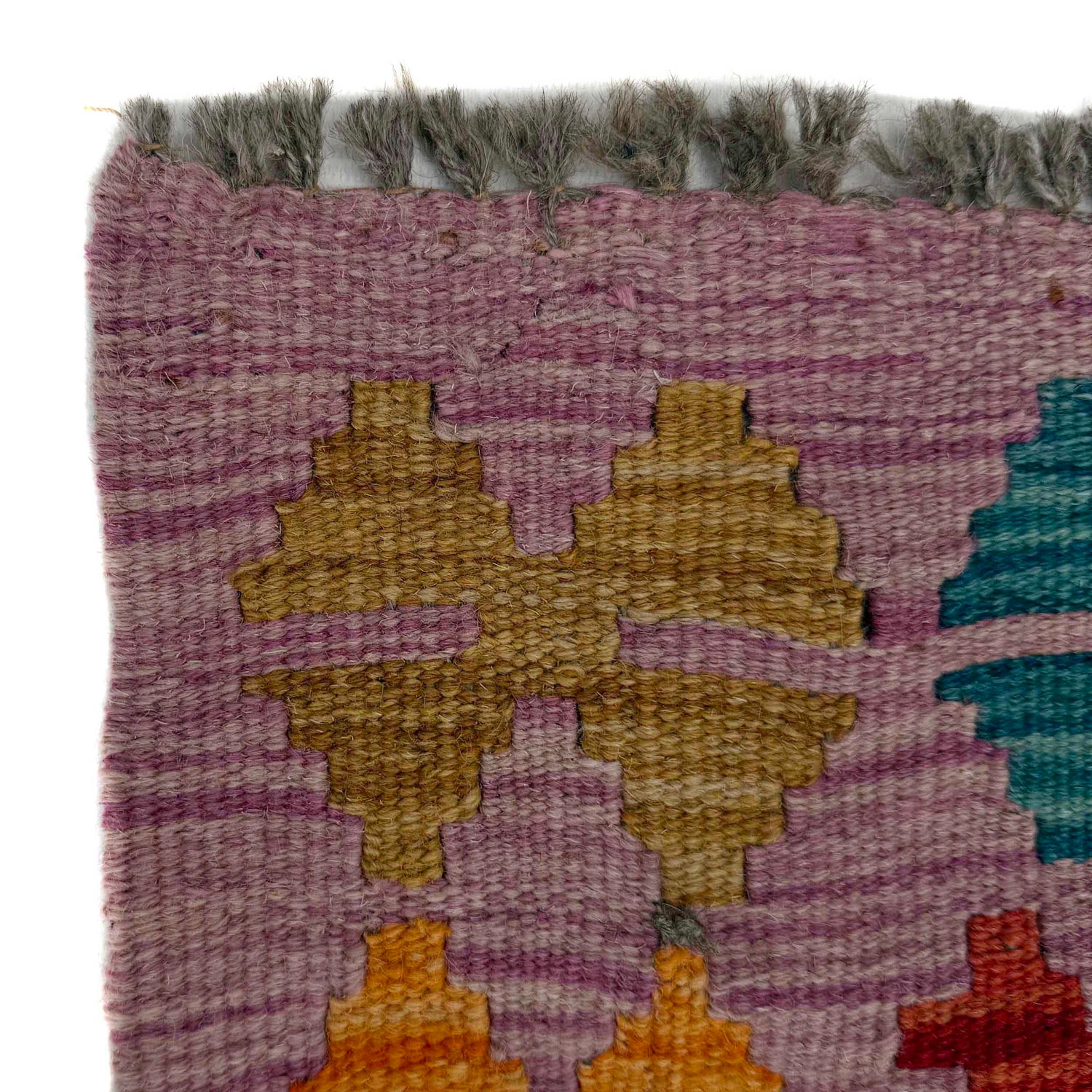 Handmade Multi Kilim Geometric 2x4 ft