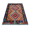 Handmade Multi Kilim Geometric 2x4 ft
