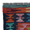 Handmade Multi Kilim Geometric 2x4 ft