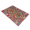 Handmade Multi Kilim Geometric 2x4 ft