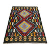 Handmade Multi Kilim Geometric 2x4 ft