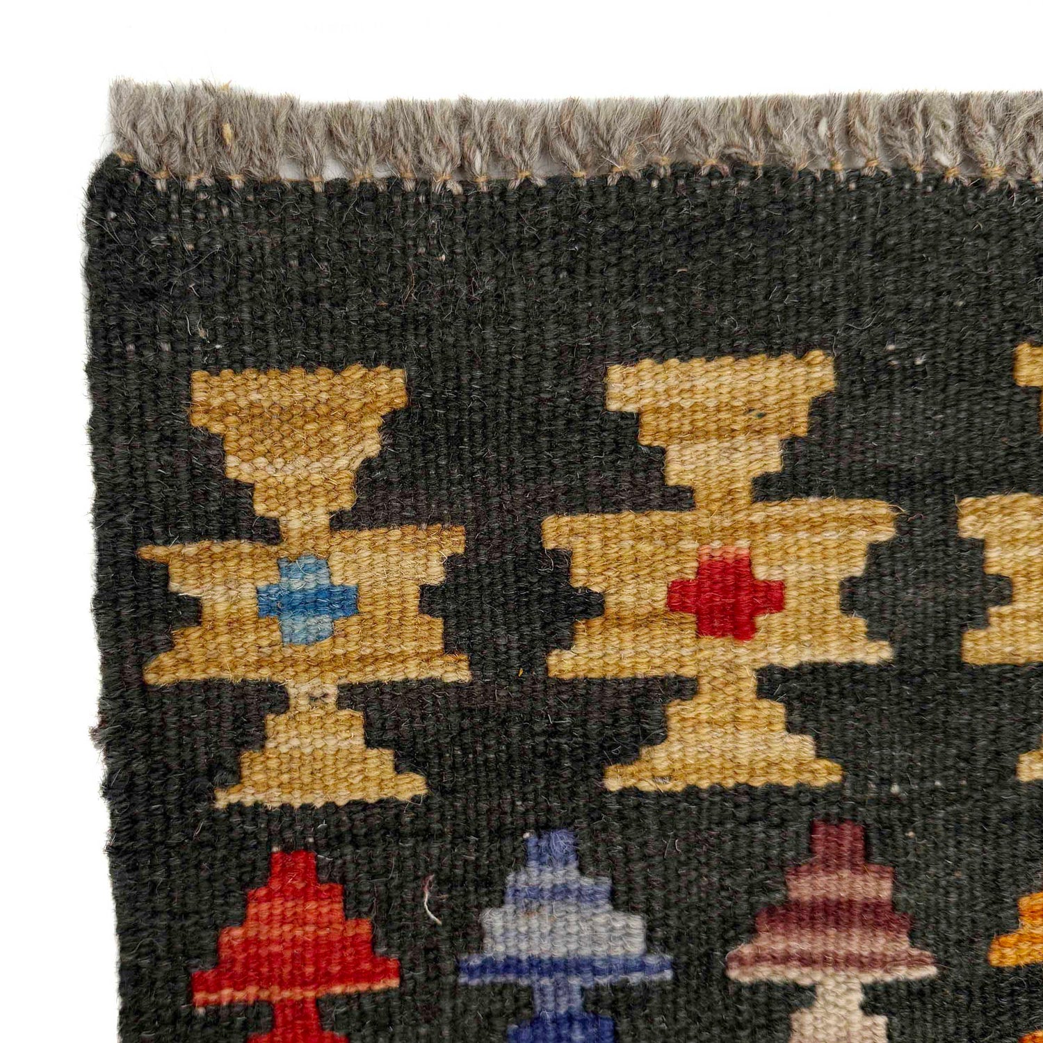 Handmade Multi Kilim Geometric 2x4 ft