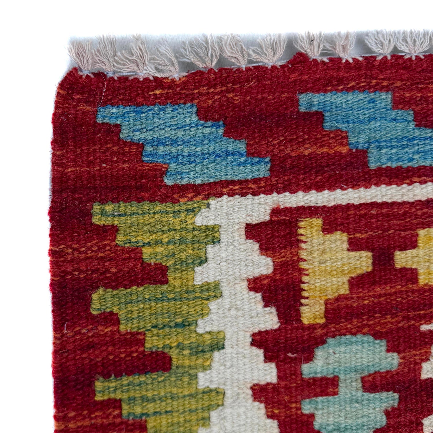 Handmade Multi Kilim Geometric 6' Runner