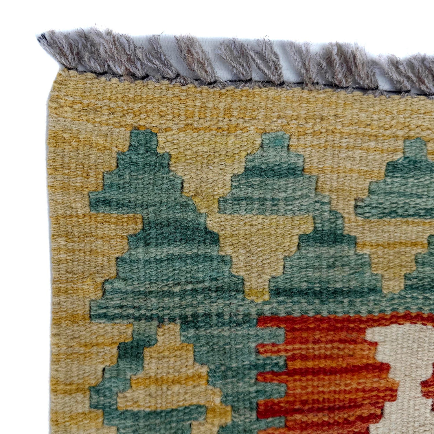 Handmade Multi Kilim Geometric 6' Runner