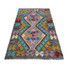 Handmade Multi Kilim Geometric 2x4 ft