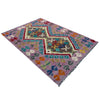 Handmade Multi Kilim Geometric 2x4 ft