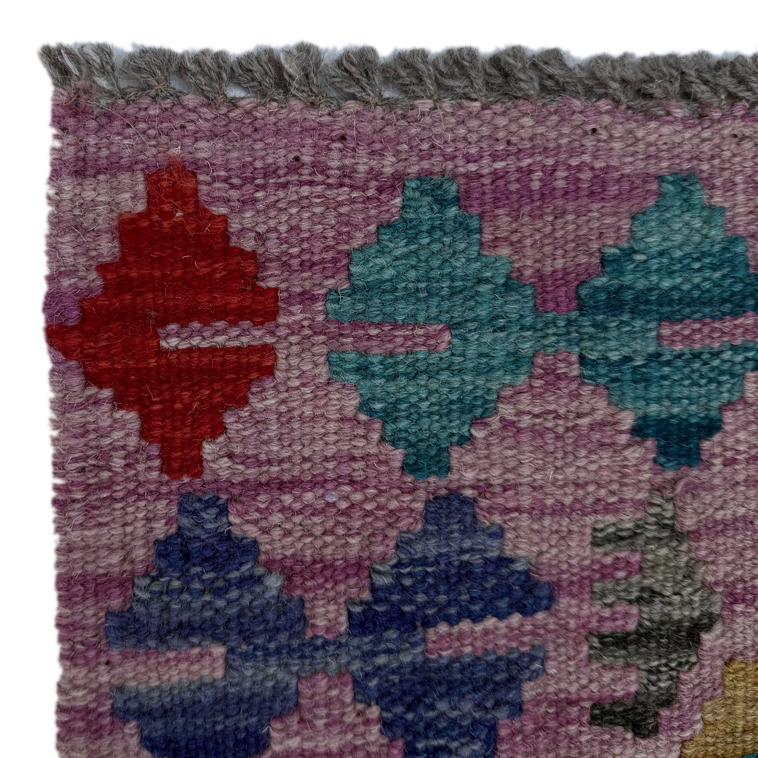 Handmade Multi Kilim Geometric 2x4 ft