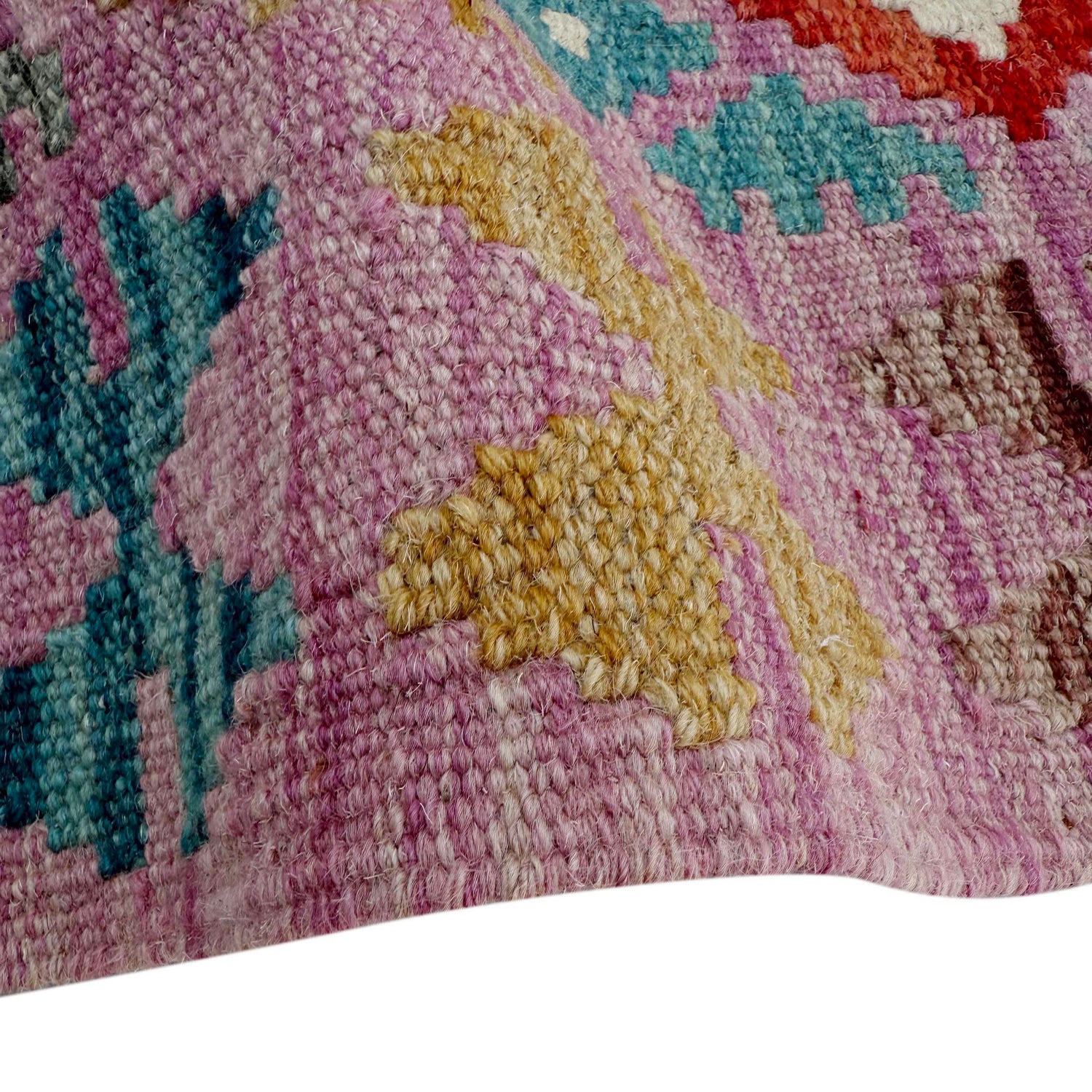 Handmade Multi Kilim Geometric 2x4 ft