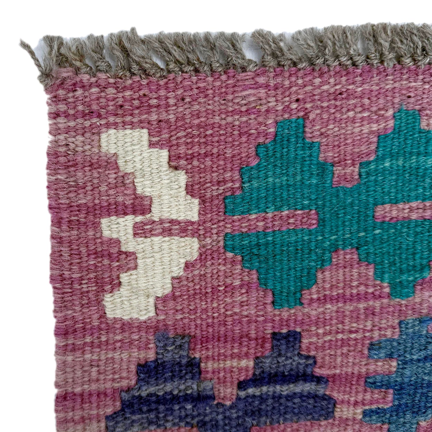 Handmade Multi Kilim Geometric 2x4 ft