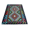 Handmade Multi Kilim Geometric 2x4 ft