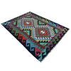 Handmade Multi Kilim Geometric 2x4 ft
