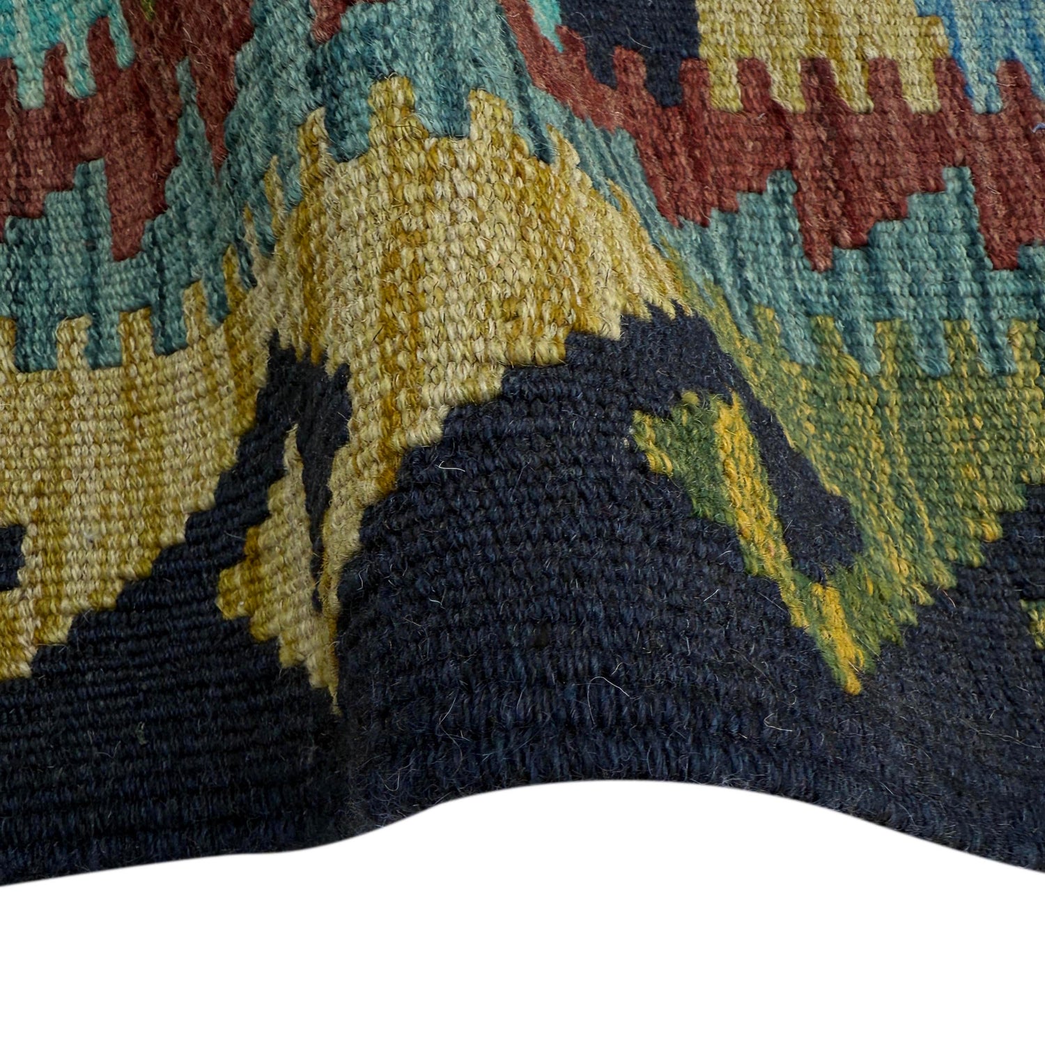 Handmade Multi Kilim Geometric 2x4 ft