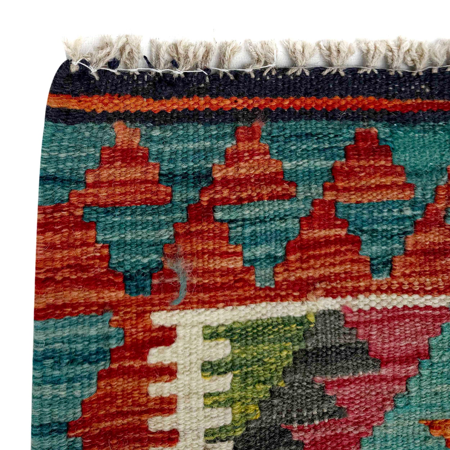 Handmade Multi Kilim Geometric 2x4 ft