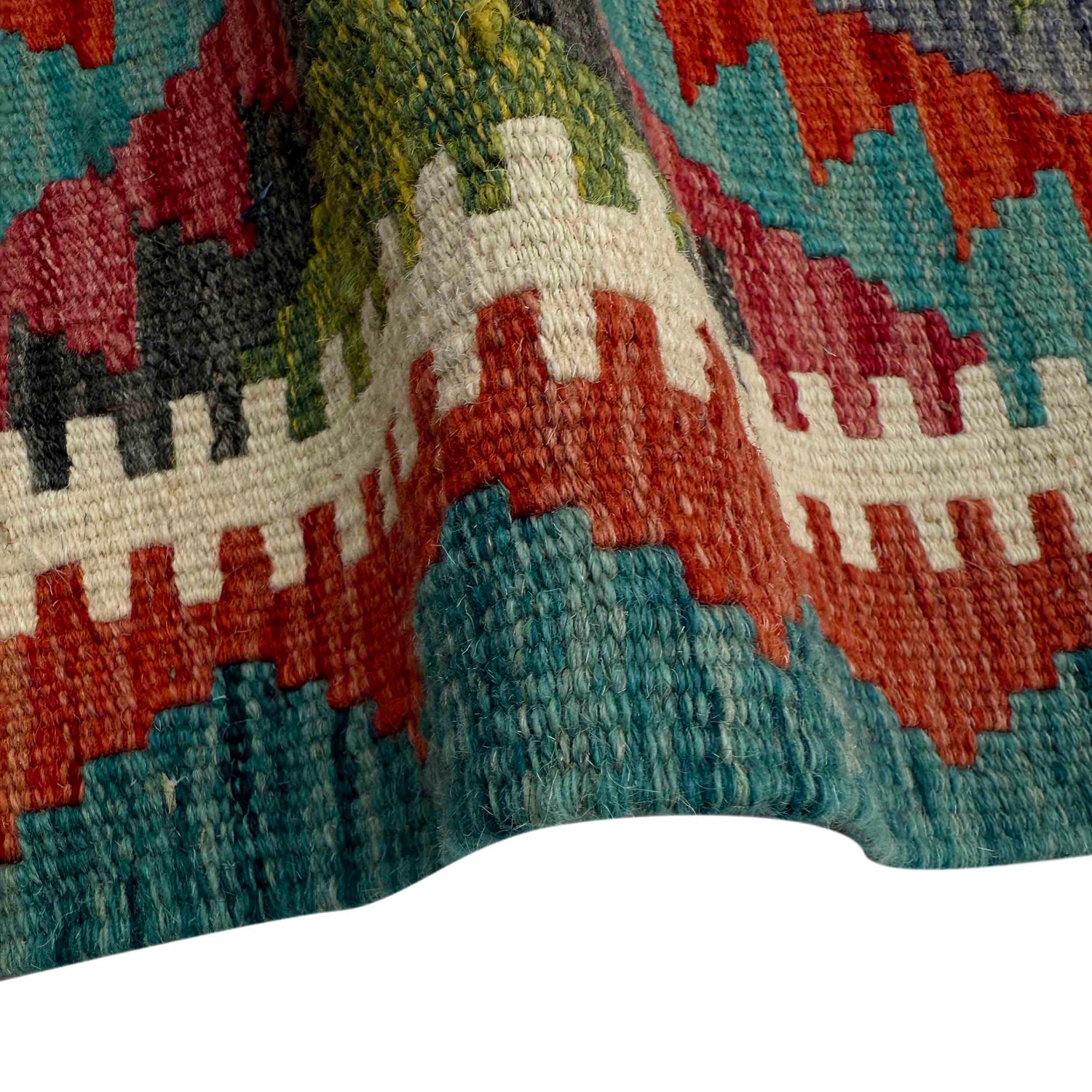 Handmade Multi Kilim Geometric 2x4 ft