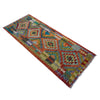 Handmade Multi Kilim Geometric 6' Runner