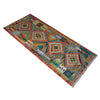 Handmade Multi Kilim Geometric 6' Runner