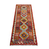 Handmade Multi Kilim Geometric 6' Runner