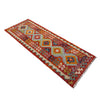 Handmade Multi Kilim Geometric 6' Runner