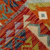 Handmade Multi Kilim Geometric 6' Runner