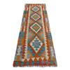 Handmade Multi Kilim Geometric 6' Runner
