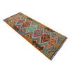 Handmade Multi Kilim Geometric 6' Runner