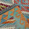 Handmade Multi Kilim Geometric 6' Runner