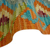 Handmade Multi Kilim Geometric 6' Runner