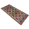Handmade Multi Kilim Geometric 6' Runner