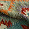 Handmade Multi Kilim Geometric 6' Runner