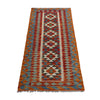 Handmade Multi Kilim Geometric 6' Runner