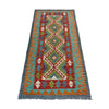 Handmade Multi Kilim Geometric 6' Runner