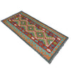 Handmade Multi Kilim Geometric 6' Runner