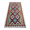 Handmade Multi Kilim Geometric 6' Runner