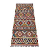 Handmade Multi Kilim Geometric 8' Runner