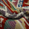 Handmade Multi Kilim Geometric 8' Runner