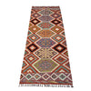 Handmade Multi Kilim Geometric 8' Runner