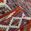 Handmade Multi Kilim Geometric 8' Runner