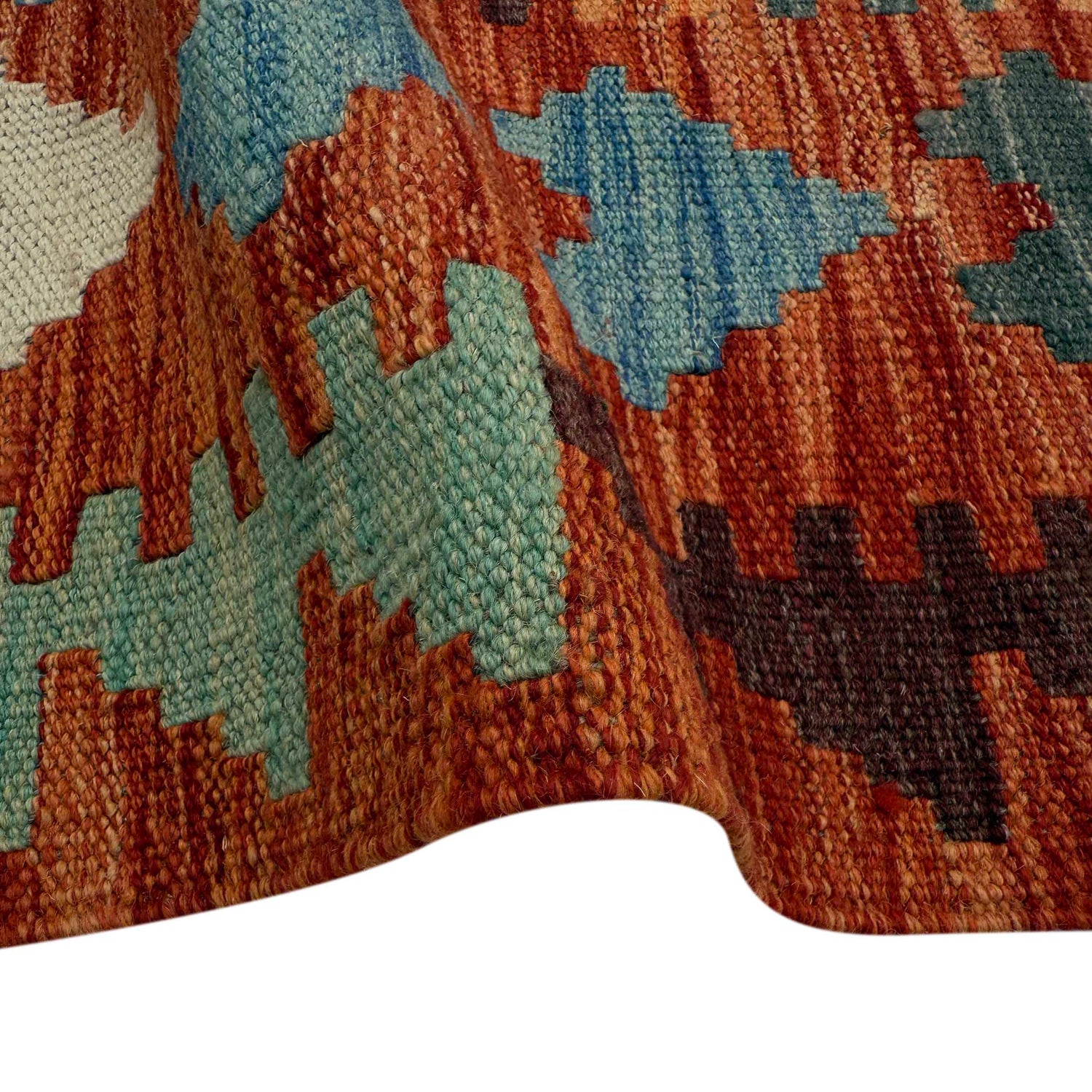 Handmade Multi Kilim Geometric 7x10 ft