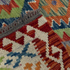 Handmade Multi Kilim Geometric 6' Runner