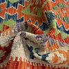 Handmade Multi Kilim Geometric 6' Runner