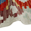 Handmade Multi Kilim Geometric 4x7 ft