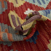 Handmade Multi Kilim Geometric 4x7 ft